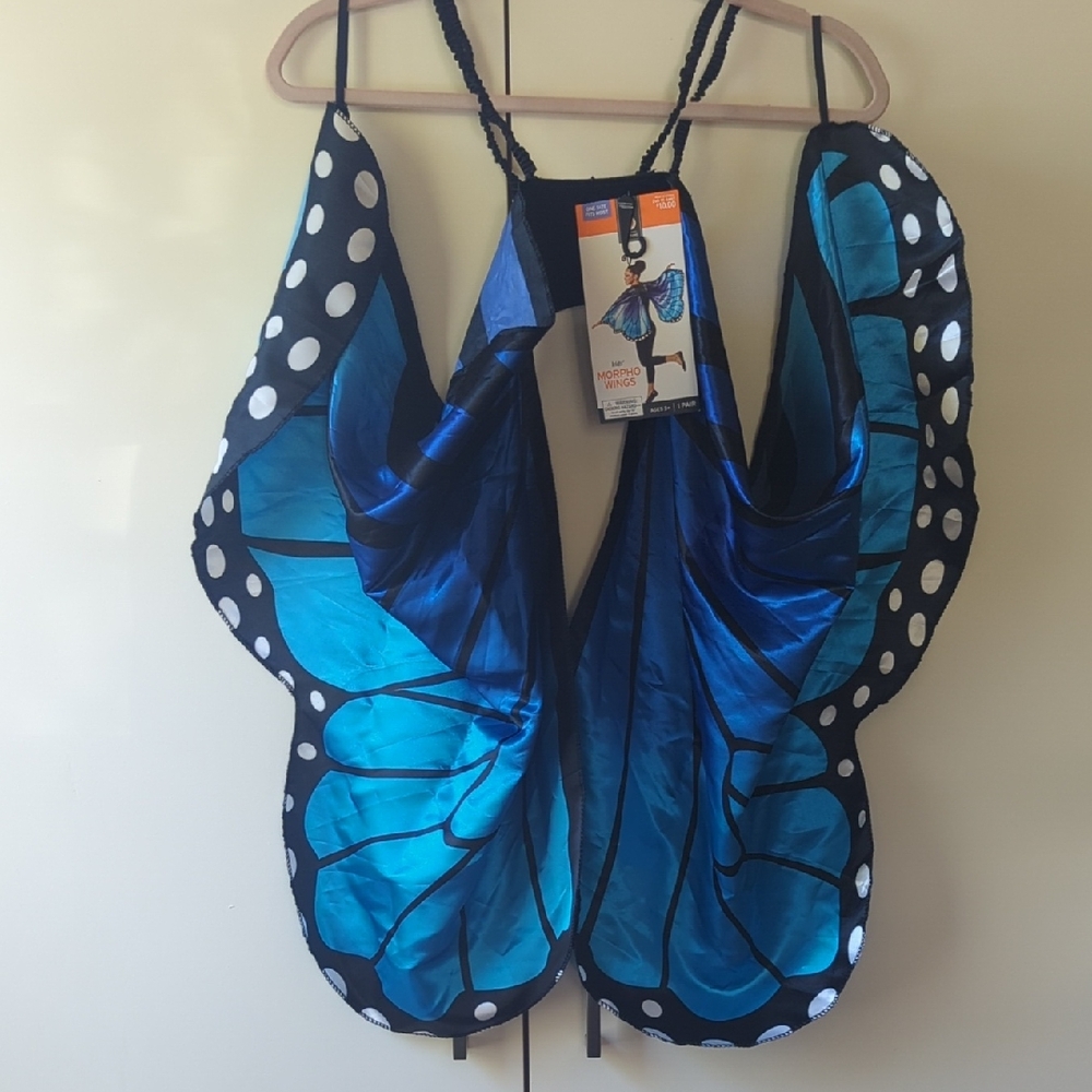 Blue Butterfly Wings Costume